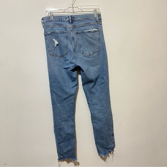 AGOLDE Nico High Rise Slim Fit Jeans in Rooted - Picture 8 of 10